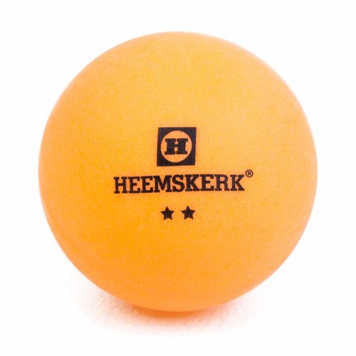 Heemskerk Tafeltennis ballen Zilver 2 ster Orange. per 100
