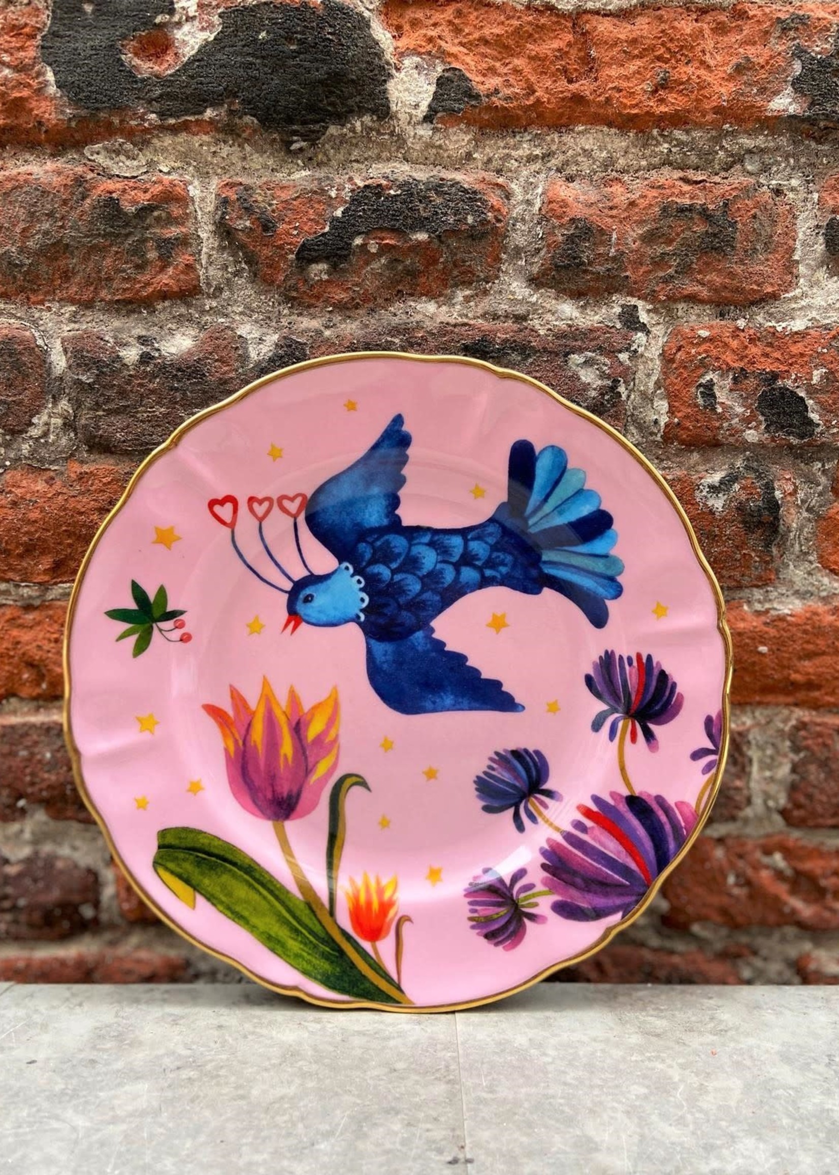 Bitossi Bitossi Funky Table Fruit Plate 'Little Bird'