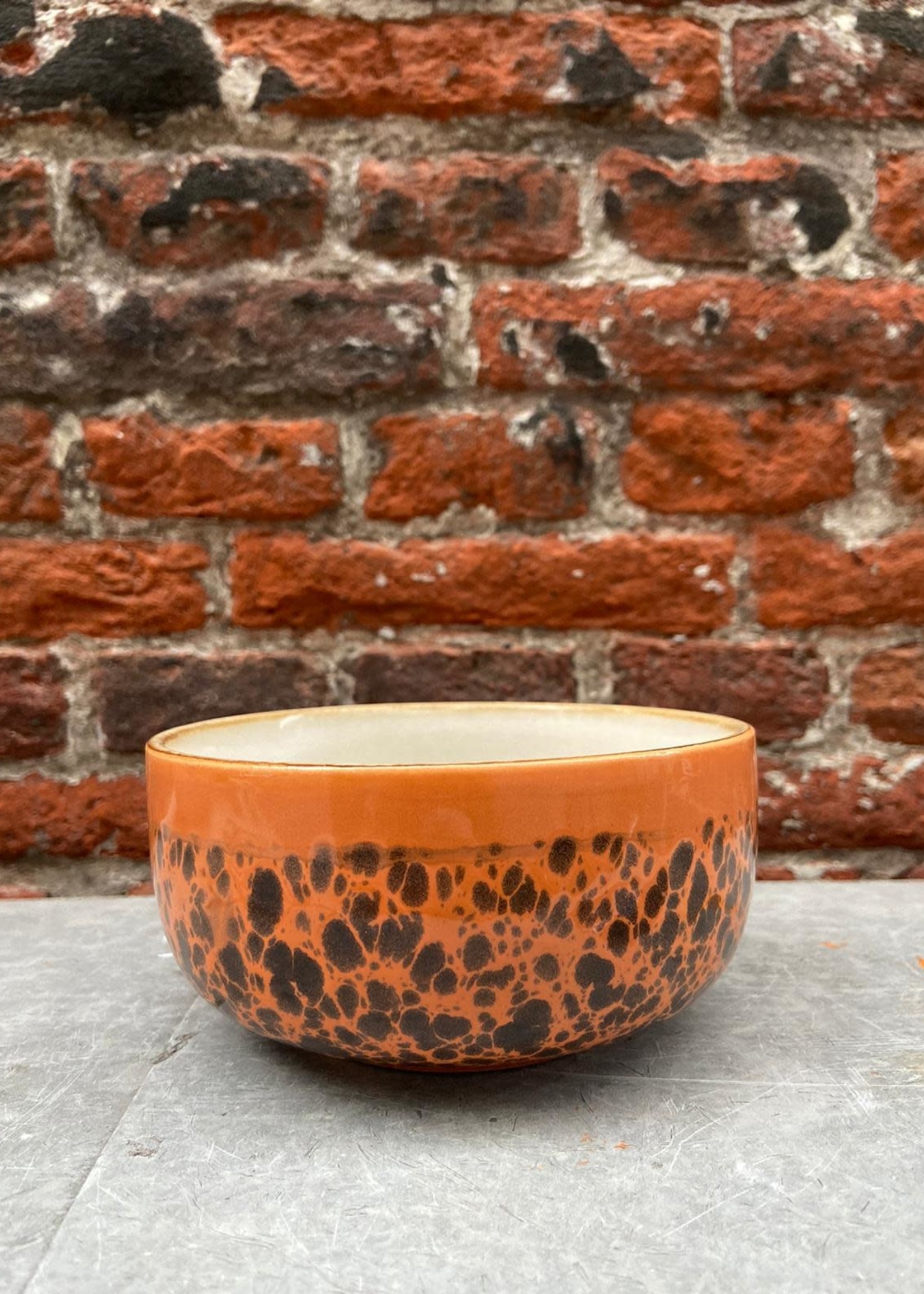 HKliving HKliving Ceramic 70's Dessert Bowl 'Panter'