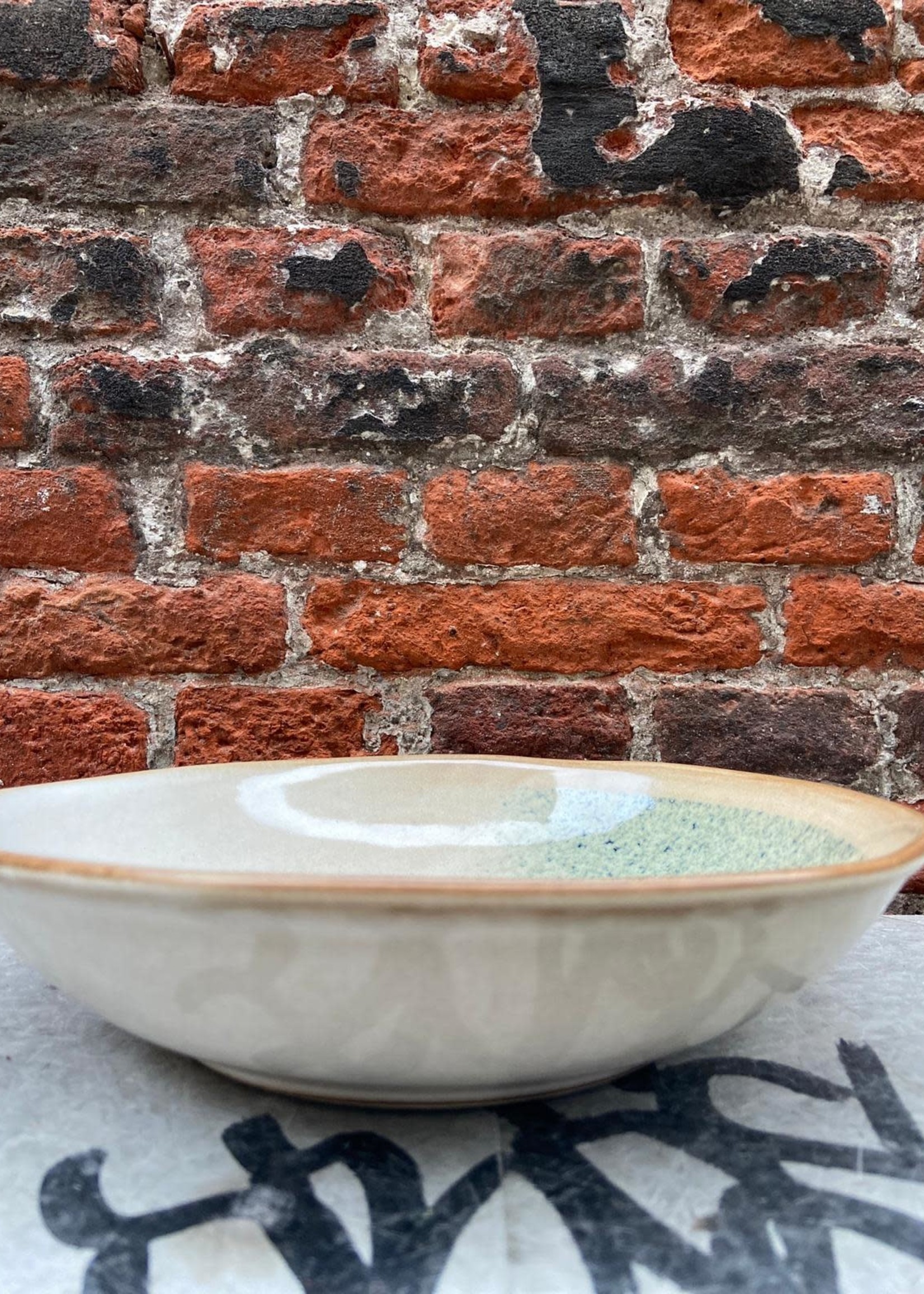 HKliving HKliving Ceramic 70's Curry Bowl 'Mist'