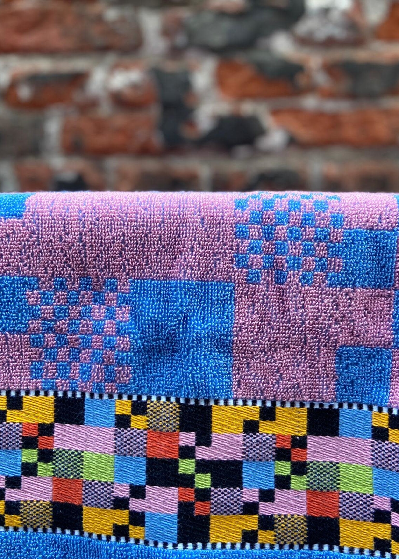 Wolbert Textiles Wolbert Textiles Kitchentowel 'Soft Square Pink'