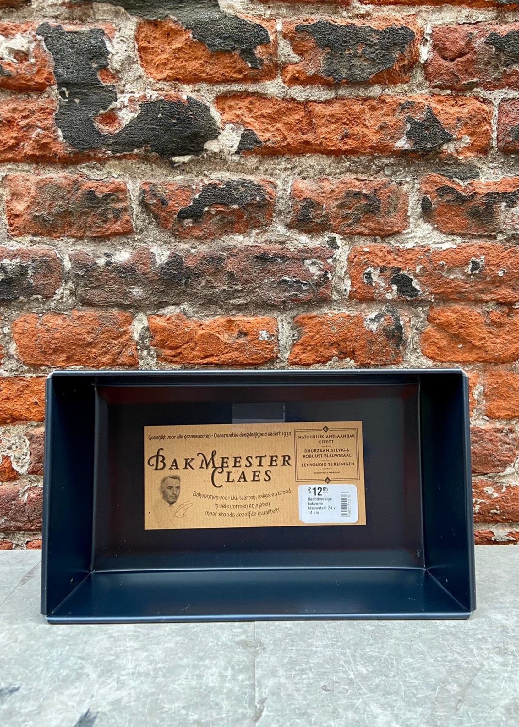 Bakmeester Claes Bakvorm Blauwstaal 29 x 16 cm