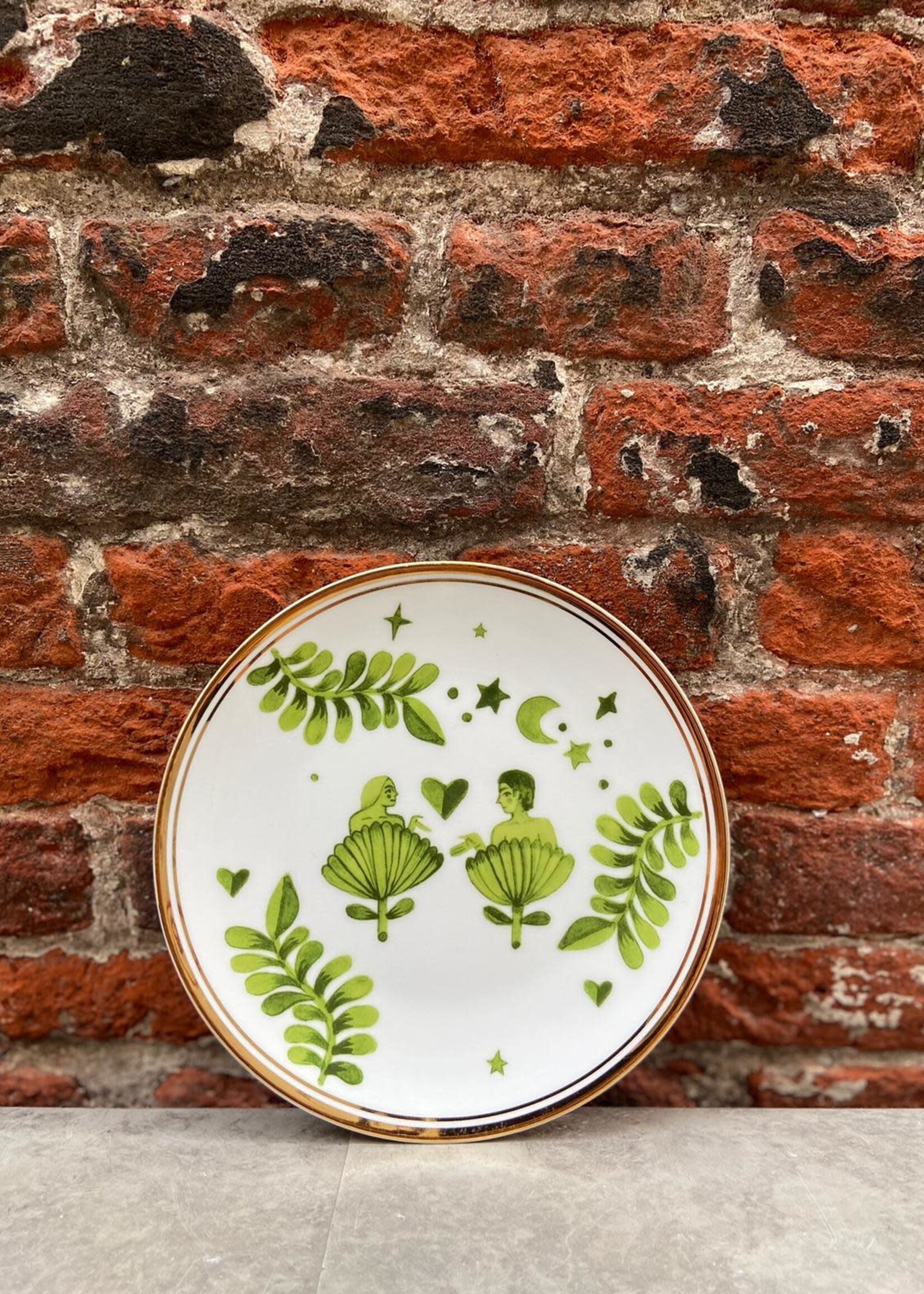 Bitossi Bitossi Funky Table Plate 'Man & Woman'