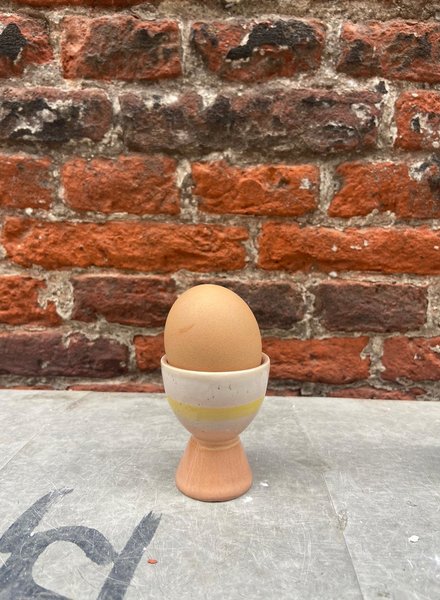HK living Ceramic 70's Egg Cup 'Sunrise'