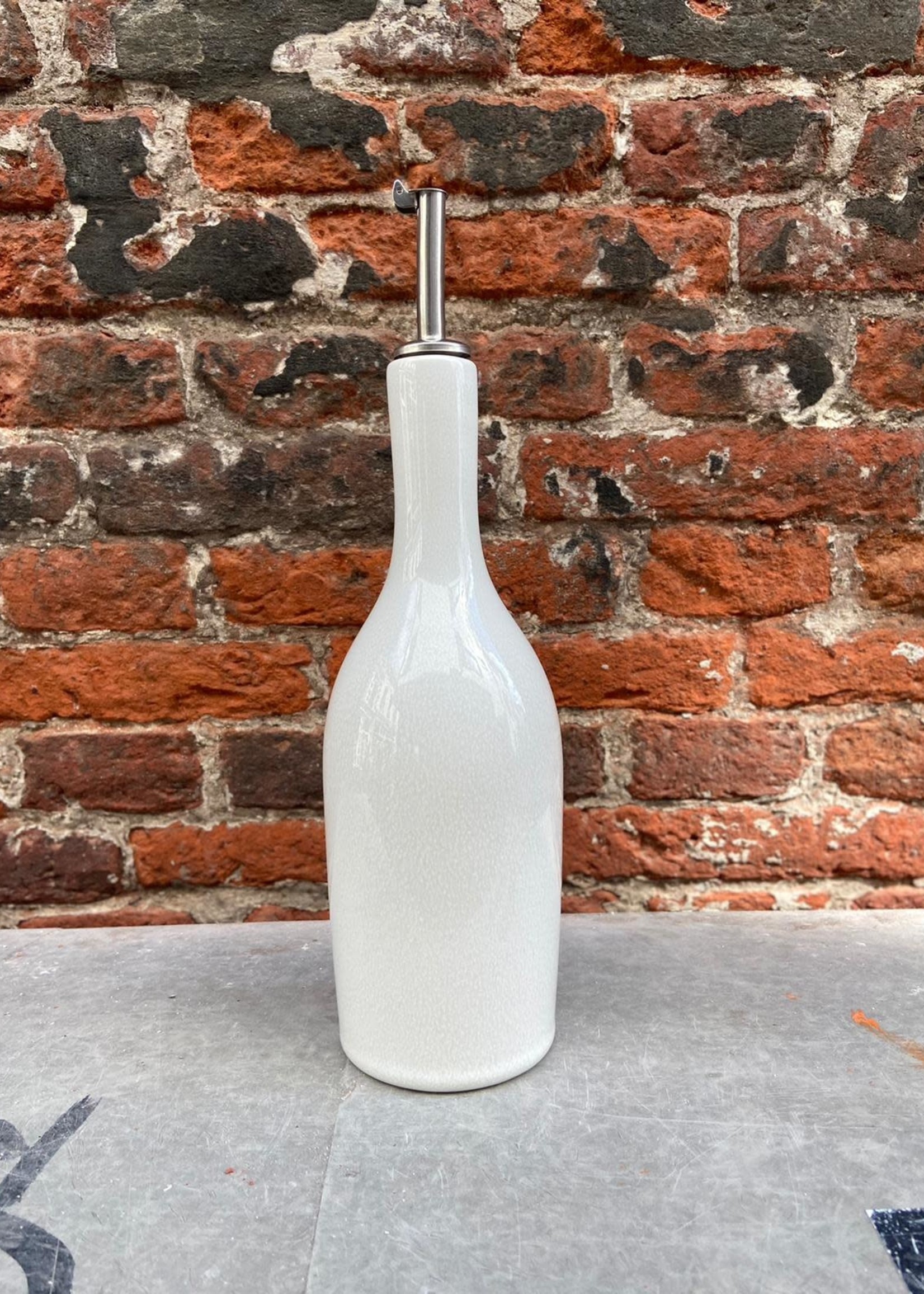 Jars Céramistes Jars Tourron Oil Bottle 'Neige'