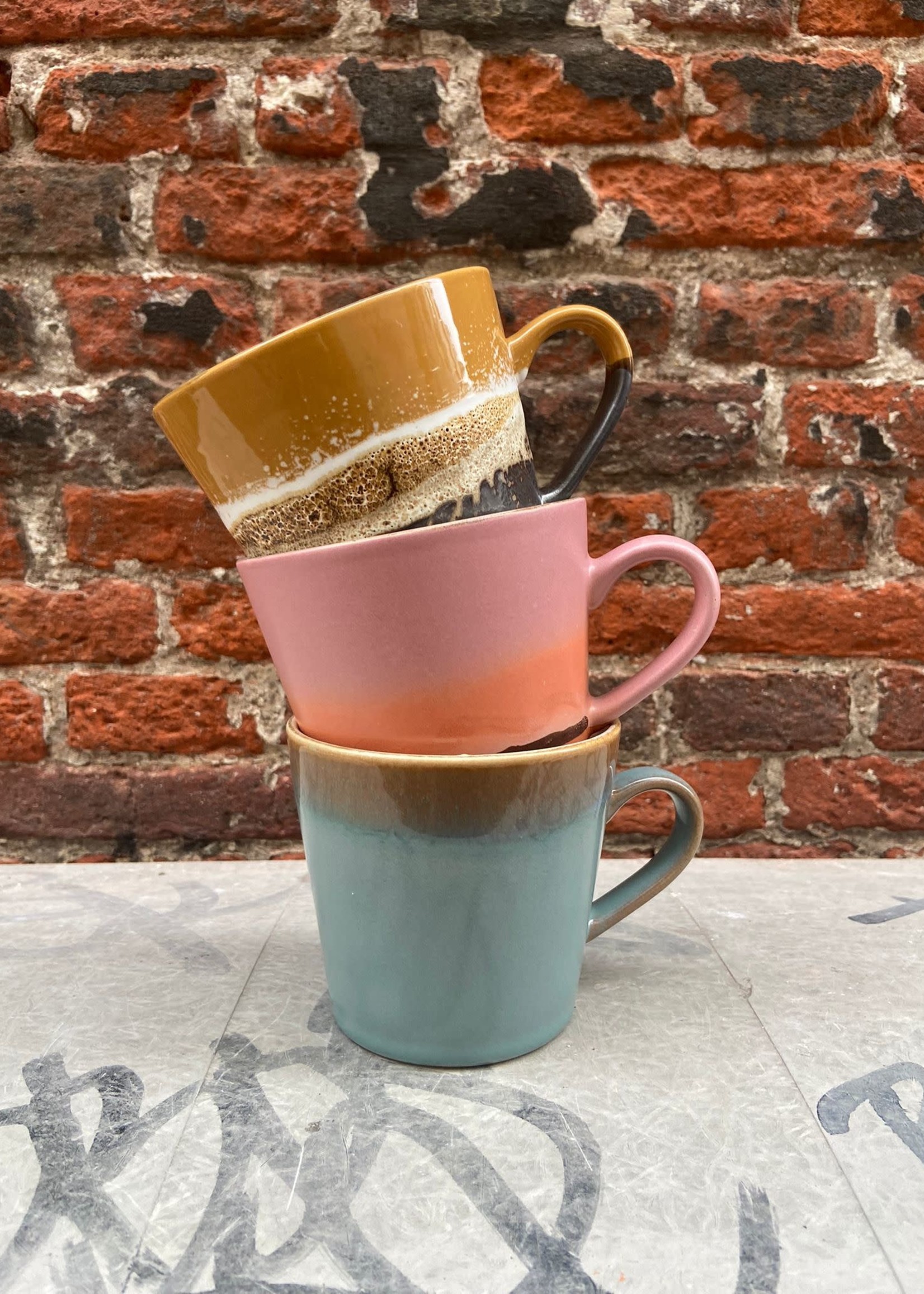 HK living HK living Ceramic 70's Cappuccino Mug 'Mars'