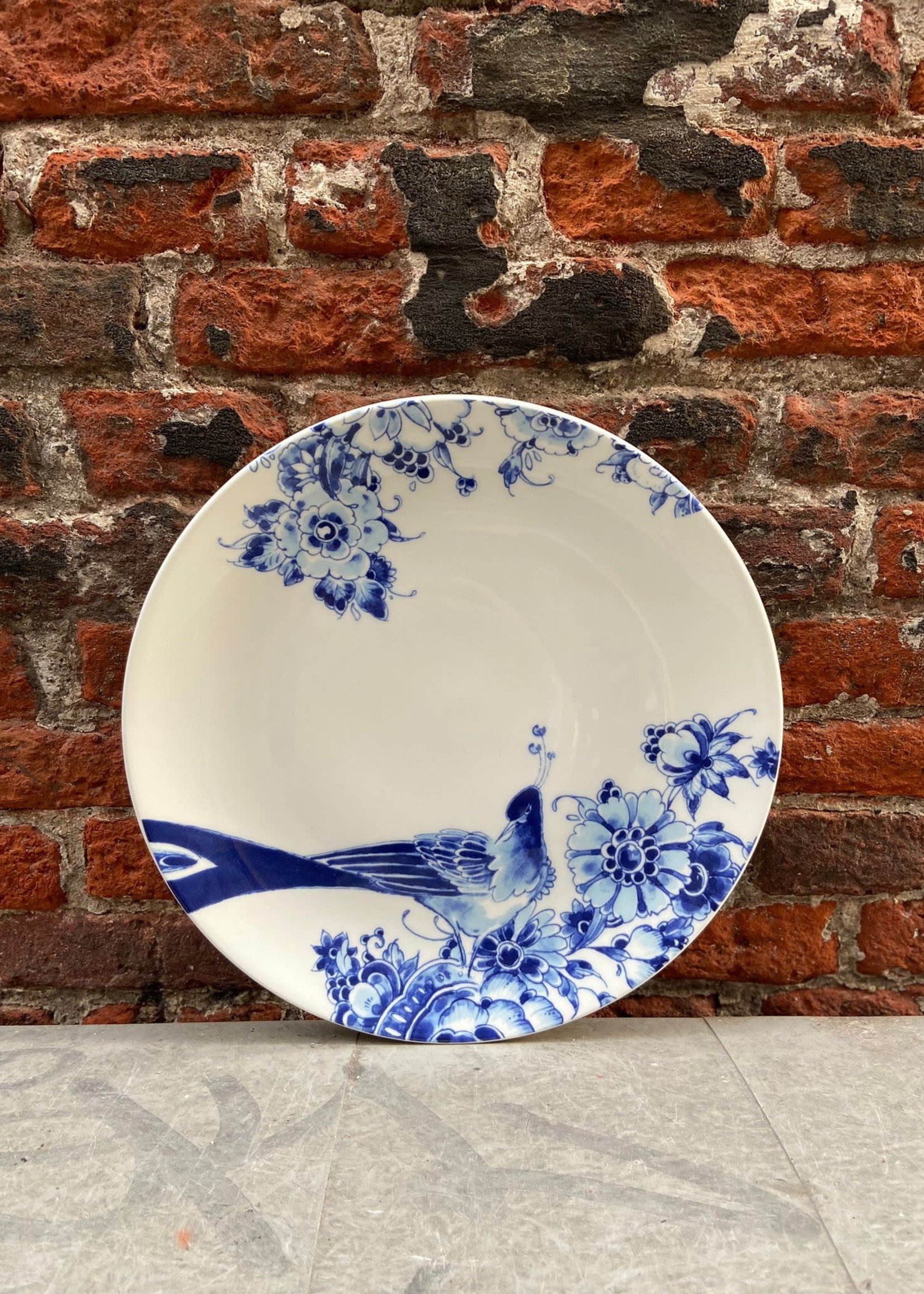 Royal Delft Royal Delft Peacock Symphony Dinner Plate Coupe