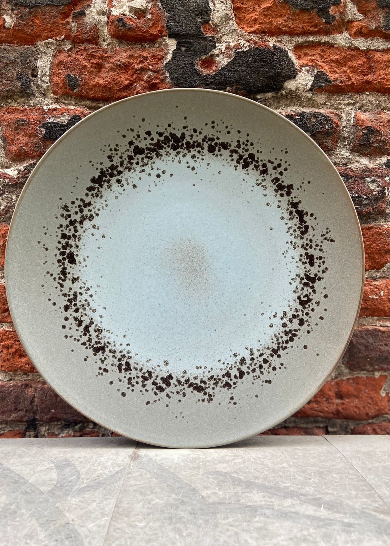 HK living HKliving Ceramic 70's Dinner Plate 'Mineral'