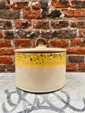 HK living Ceramic 70's Cookie Jar 'Autumn'