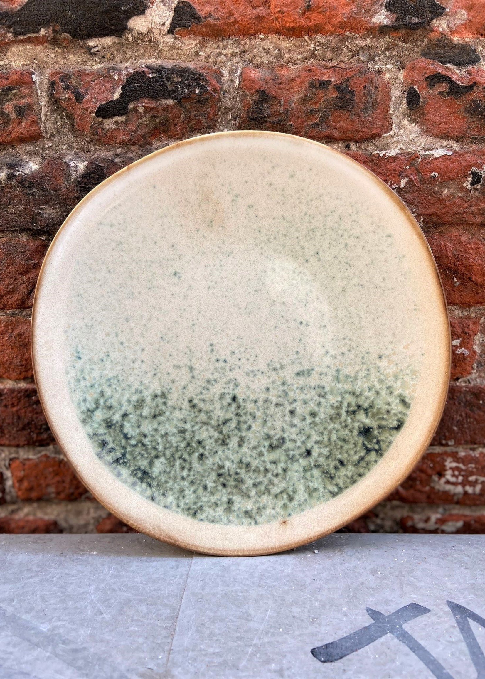 HKliving HKliving Ceramic 70's Side Plate 'Mist'