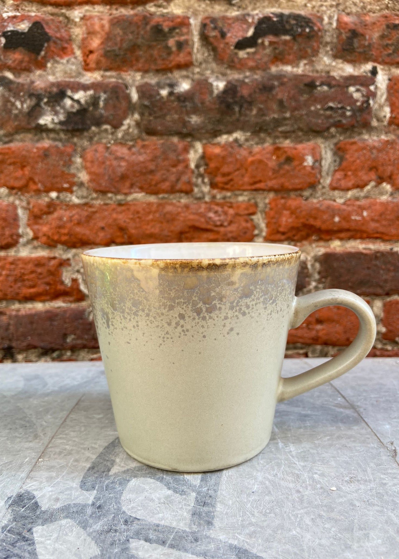 Tegenslag natuurlijk Clam HK living Ceramic 70's Cappuccino Mug 'Bark' - Van Manen aan tafel
