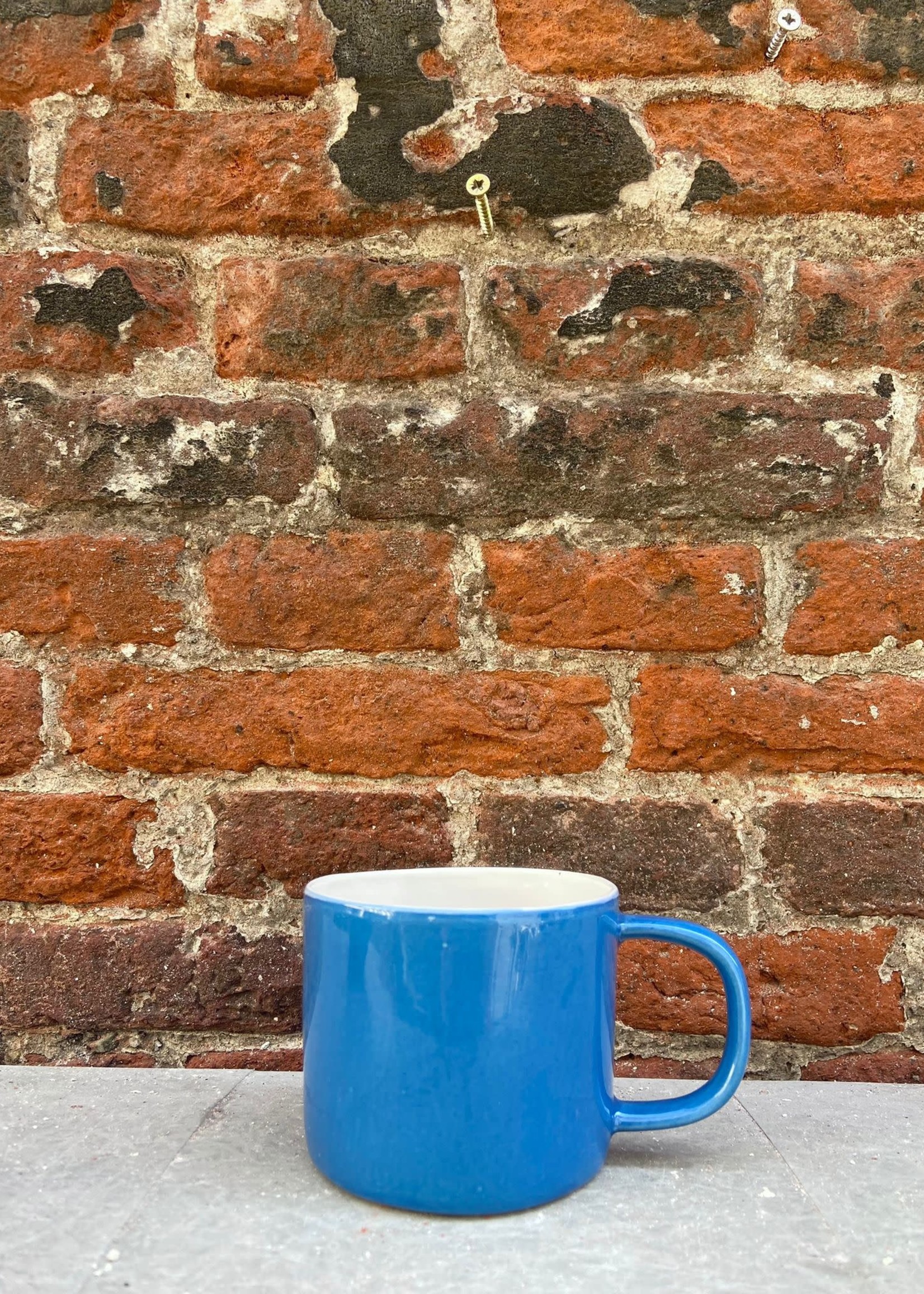 Quail Quail Mug 'Mid Blue'