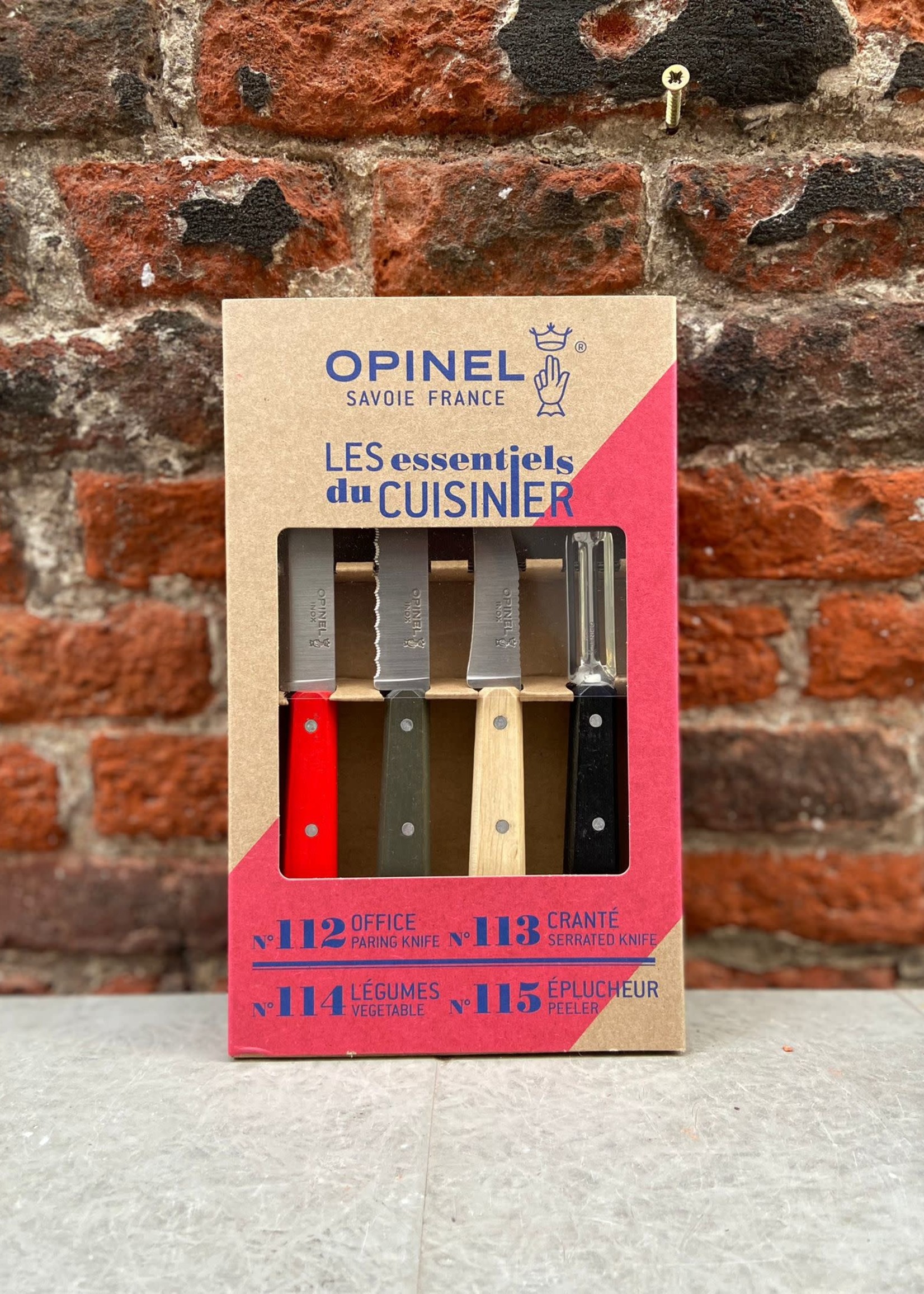 Opinel Opinel Keukenset 4-delig les Essentiels hout 'Loft'