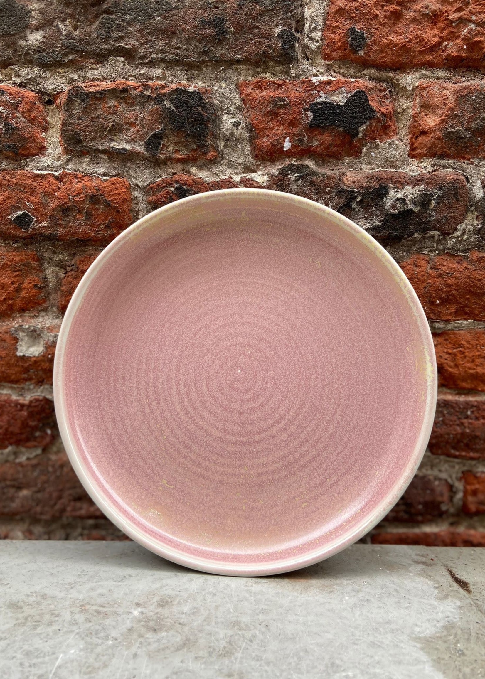 HKliving HKliving Chef Ceramics Side Plate 'Rustic Pink'