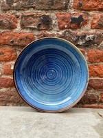 HKliving HKliving Chef Ceramics Deep Plate M 'Rustic Blue'