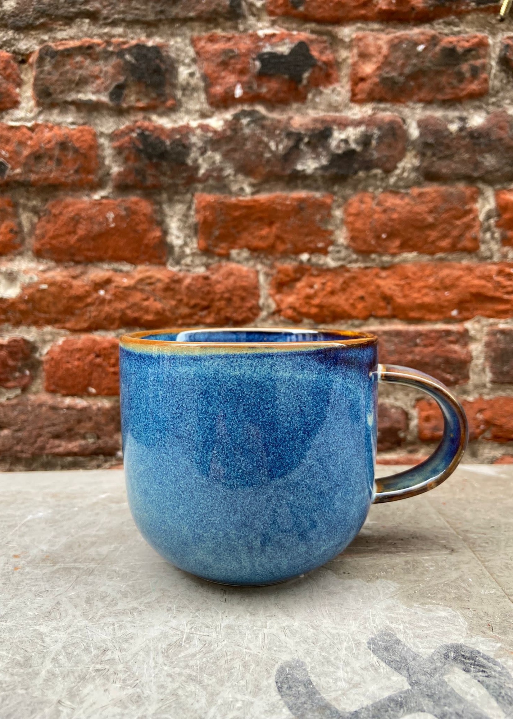 HKliving HKliving Chef Ceramics Mug 'Rustic Blue