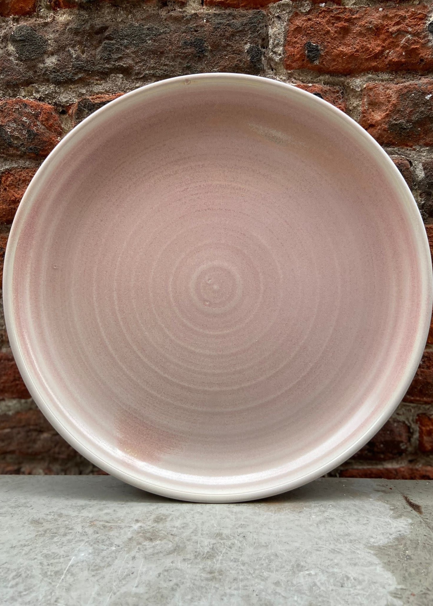 HKliving HKliving Chef Ceramics Dinner Plate 'Rustic Pink'