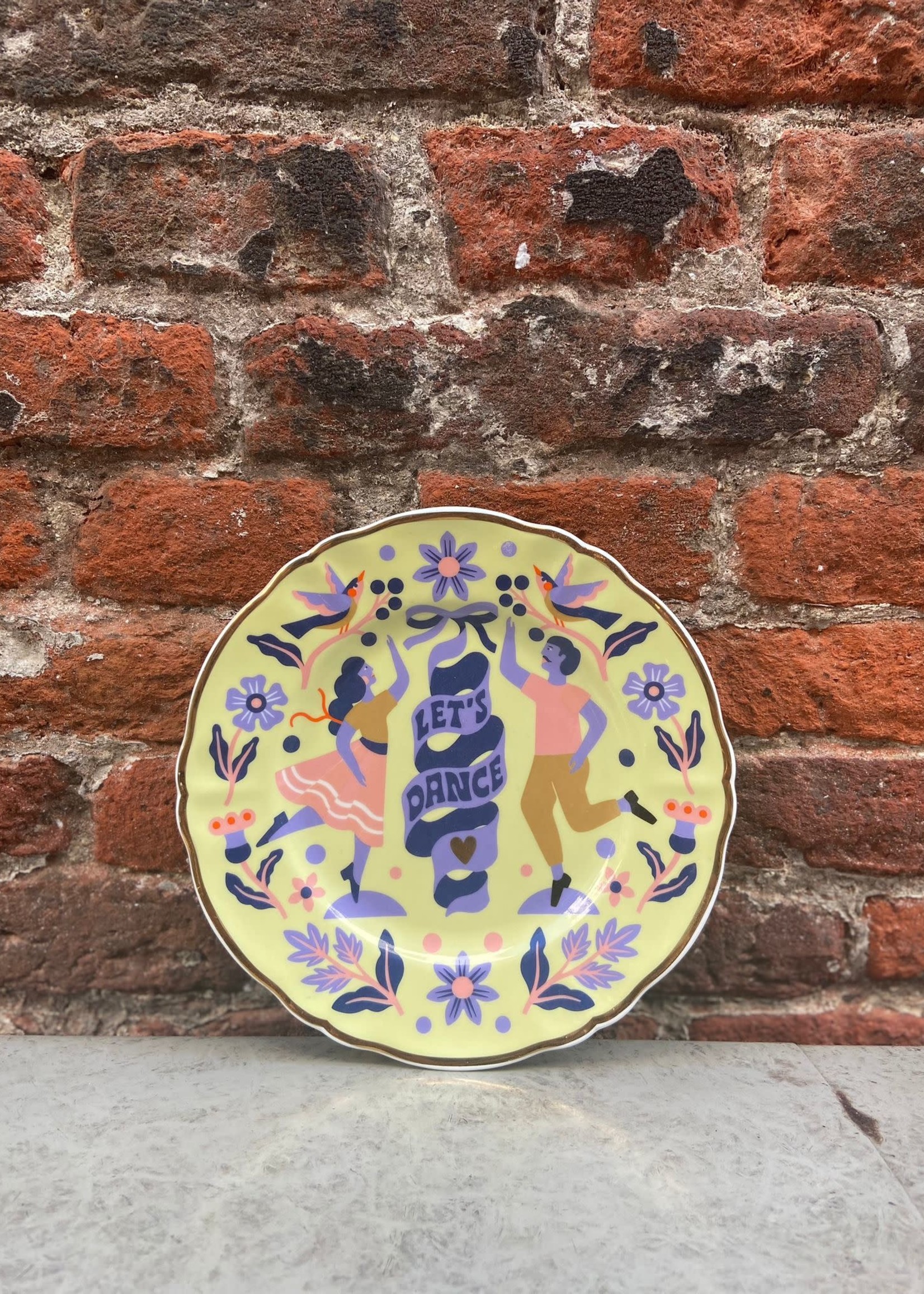 Bitossi Bitossi Funky Table Plate 'Let's Dance'