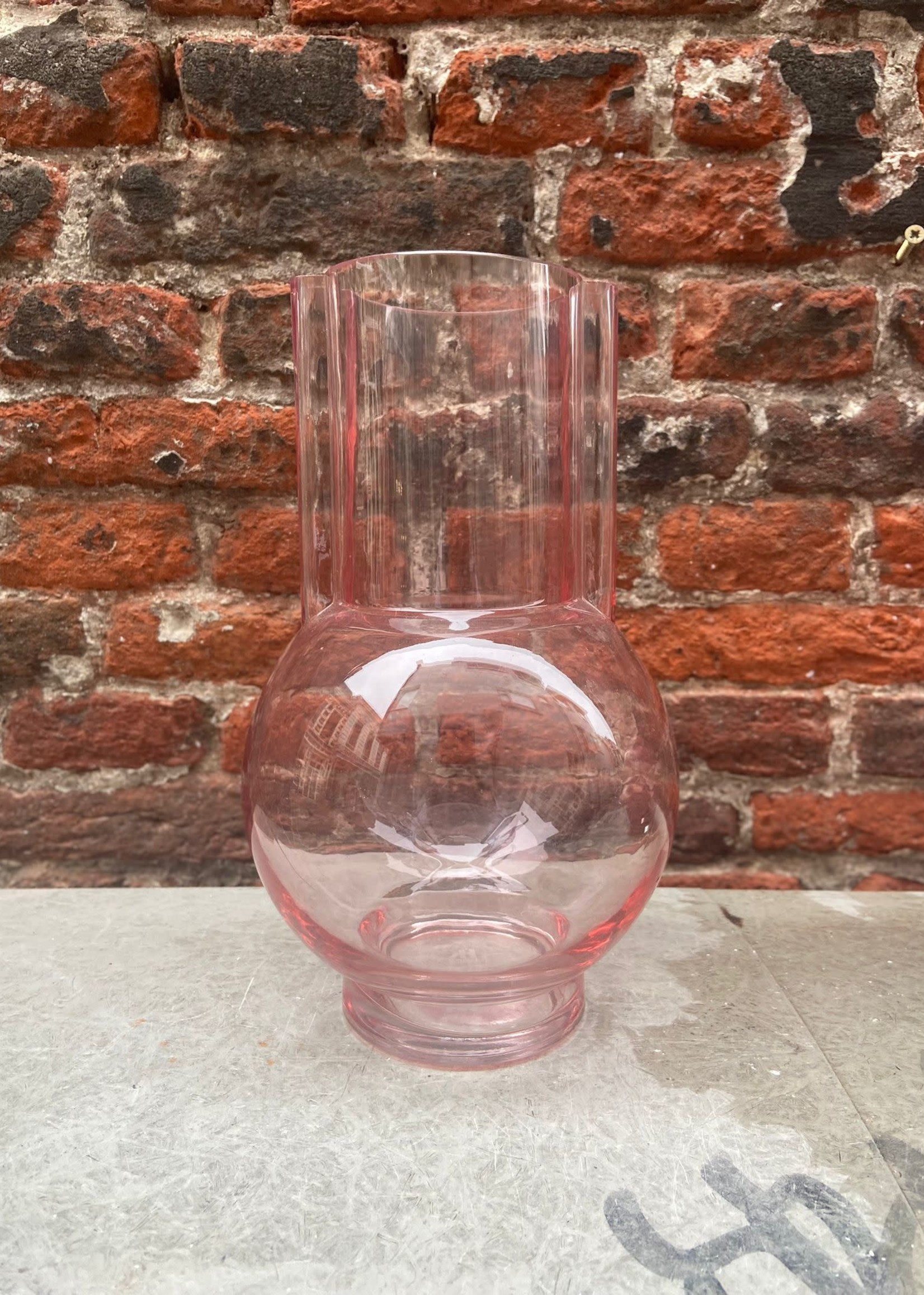 HKliving HKliving Glass Vase 'Sundae Pink'