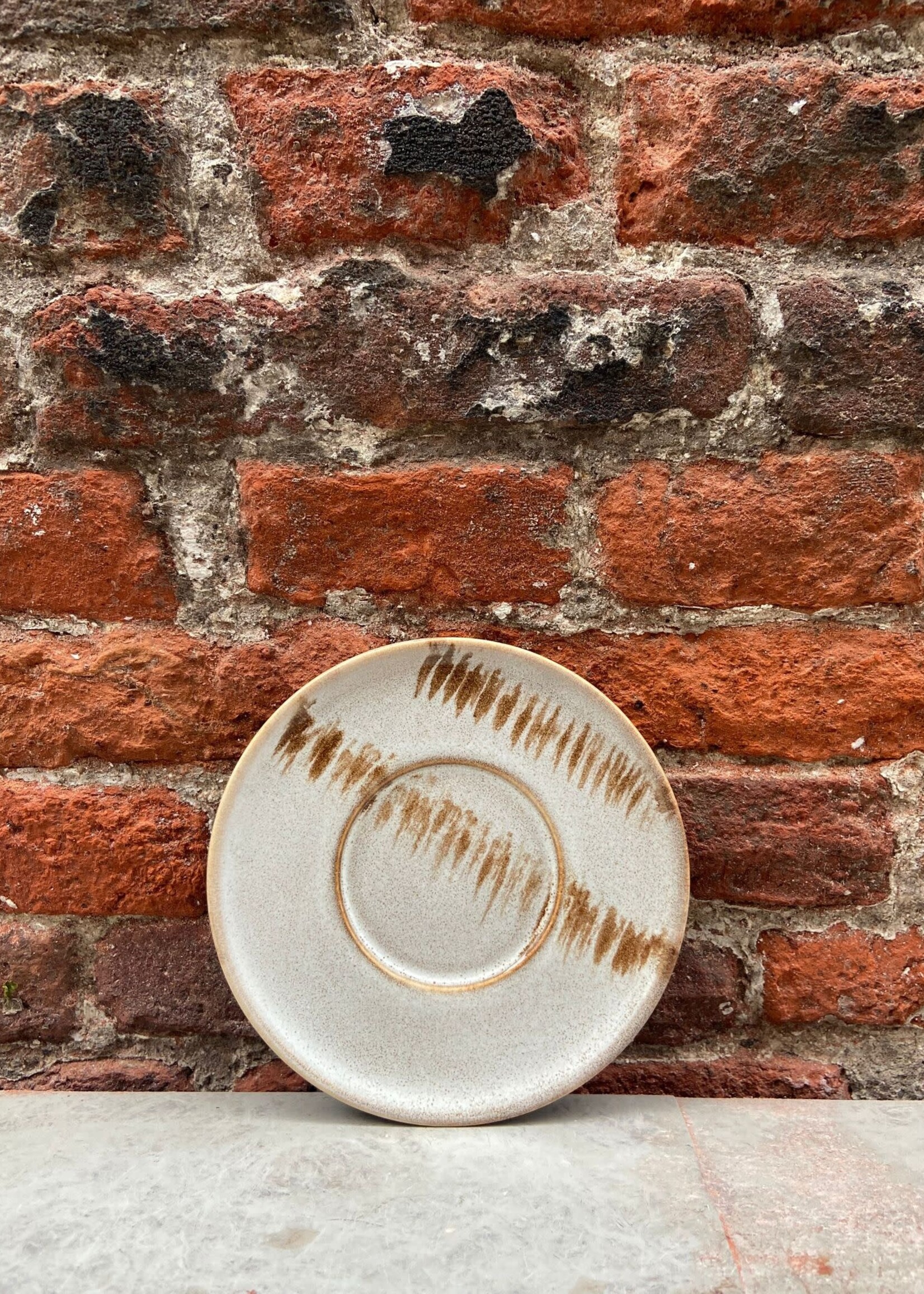 HKliving HKliving Ceramic 70's Saucer Big Sur Fire