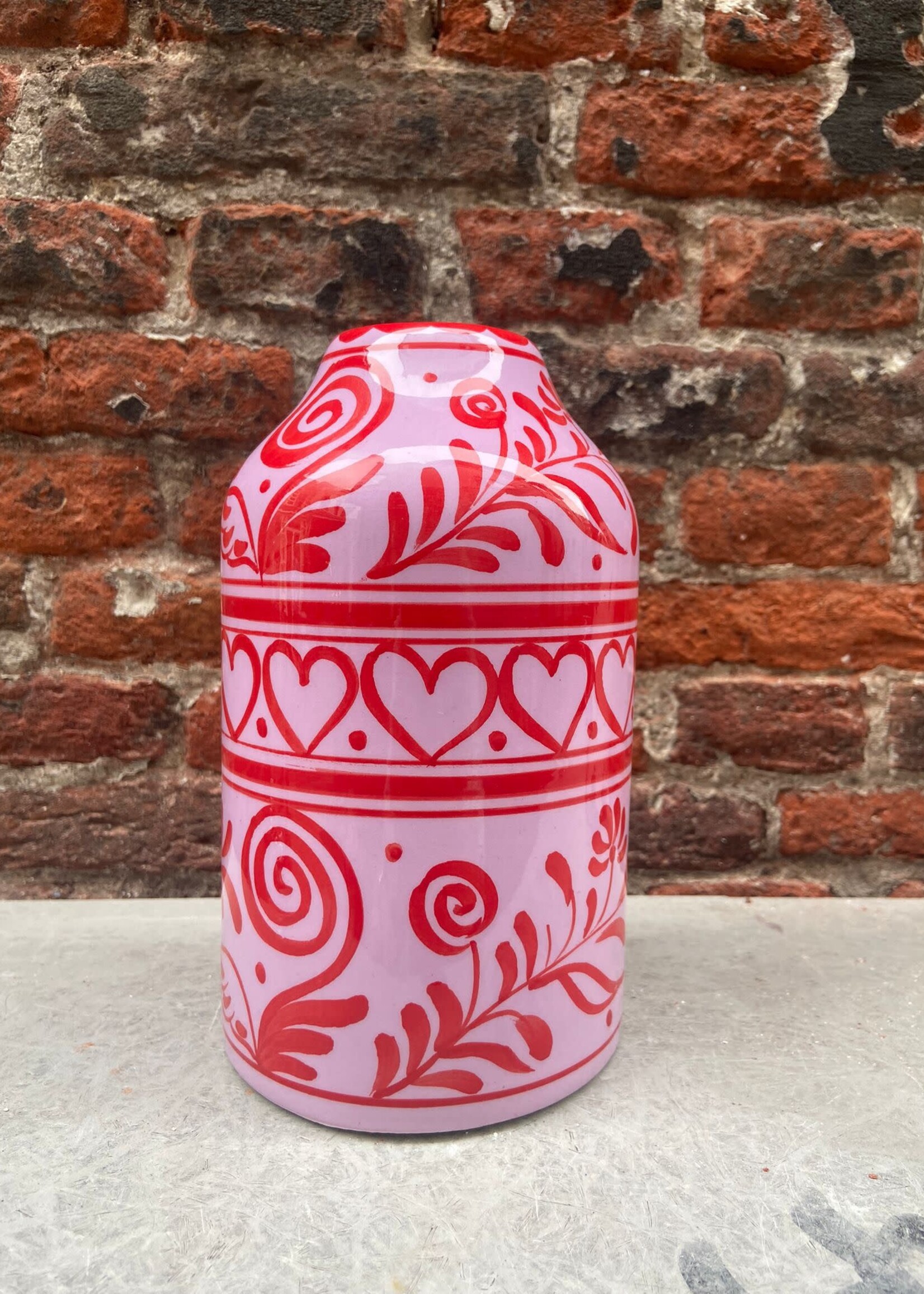 Vaisselle Genie in a bottle vase bottle Lilac red Van Manen