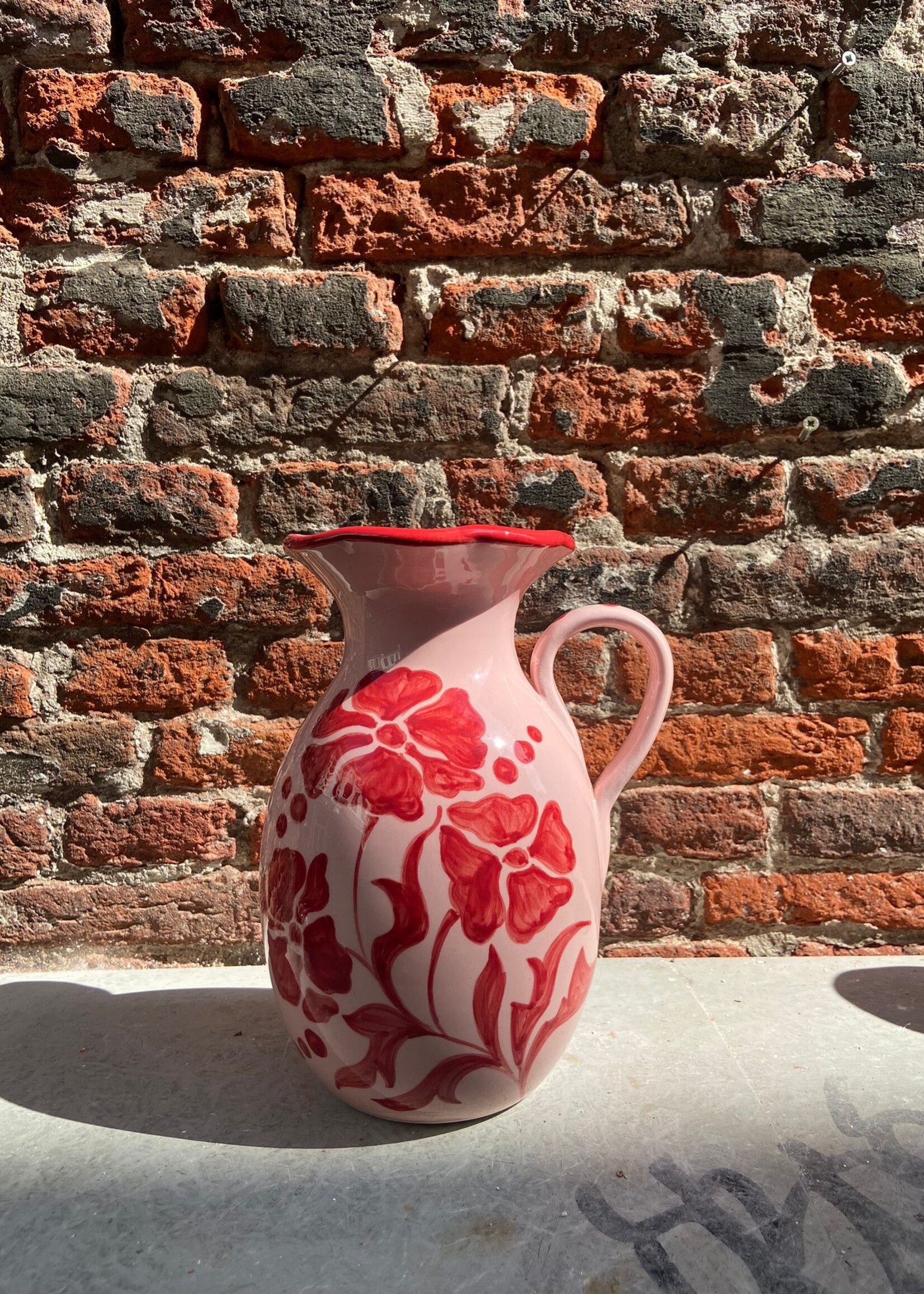 Vaisselle Vaisselle Little miss sunshine jug/vase  'Baby pink/wine'