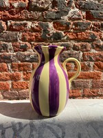 Vaisselle Vaisselle Little miss sunshine jug/vase  'Custard/violet'