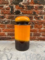 HKliving HKliving Ceramic 70's Storage Jar 'Sunshine'