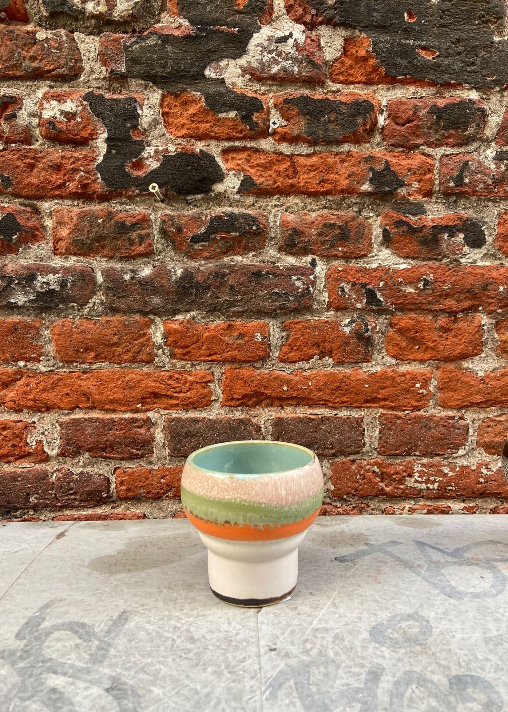 HKliving HKliving Ceramic 70's Lungo Mug 'Burst'