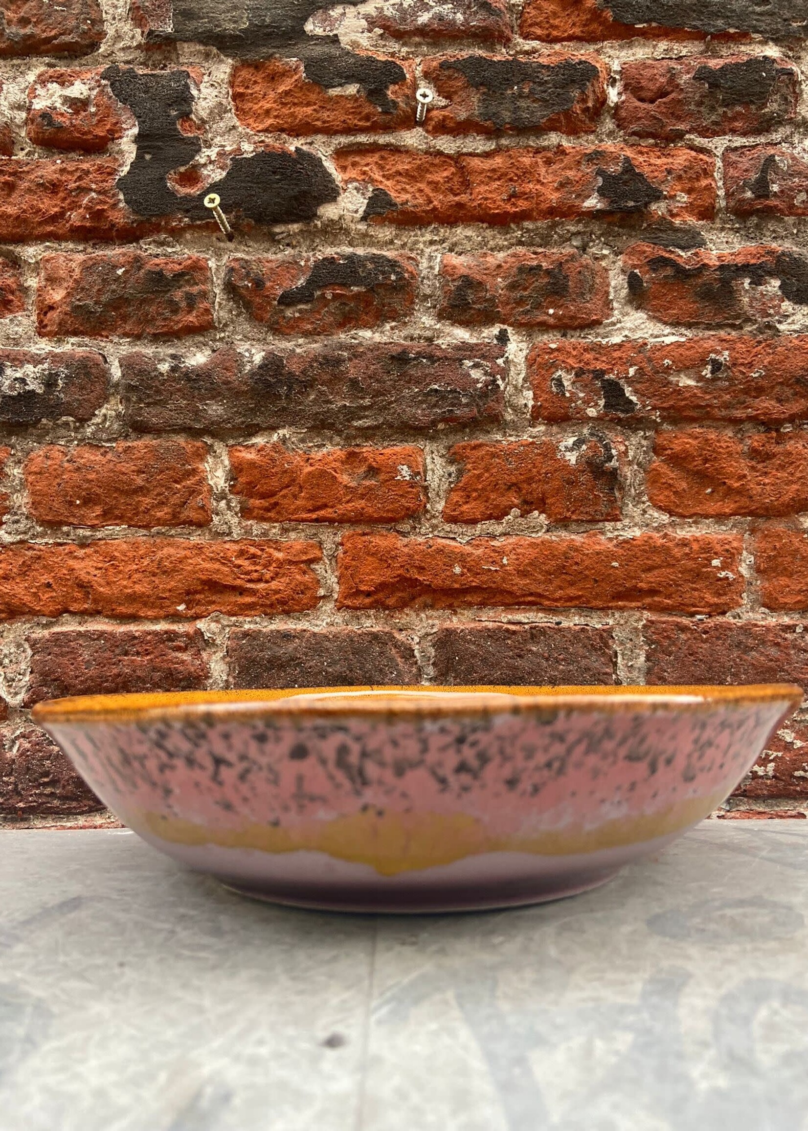 HKliving HKliving Ceramic 70's Curry Bowl 'Daybreak'