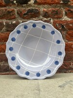 Bitossi Bitossi Deep Plate Lavender/Blue Dots