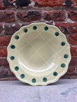 Bitossi Bitossi Deep Plate Green/Green Dots