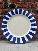 Anna + Nina Anna + Nina Scalloped Dinner Plate 'Blue'