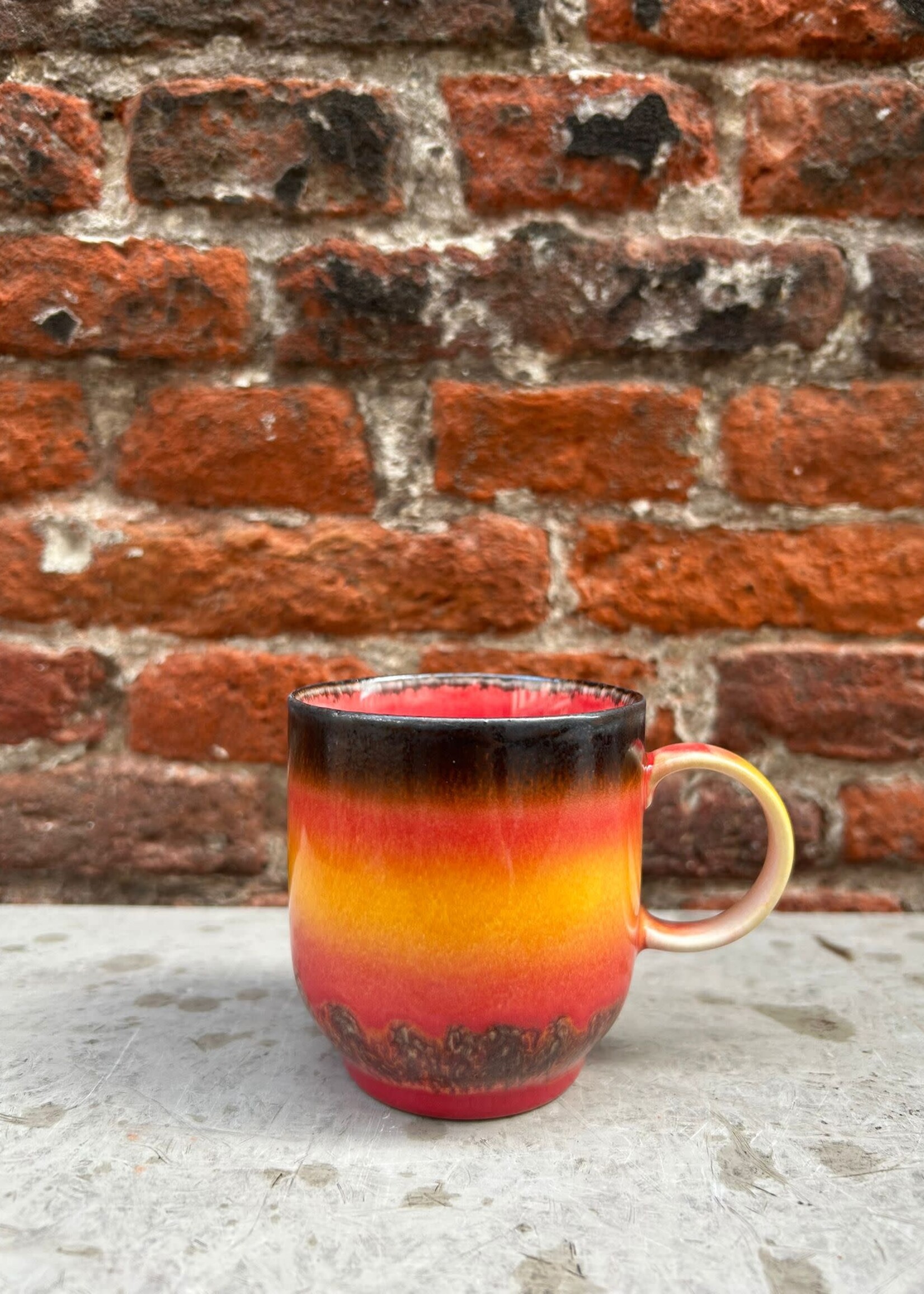 HKliving HKliving Ceramic 70's Café Mug 'Excelsa'