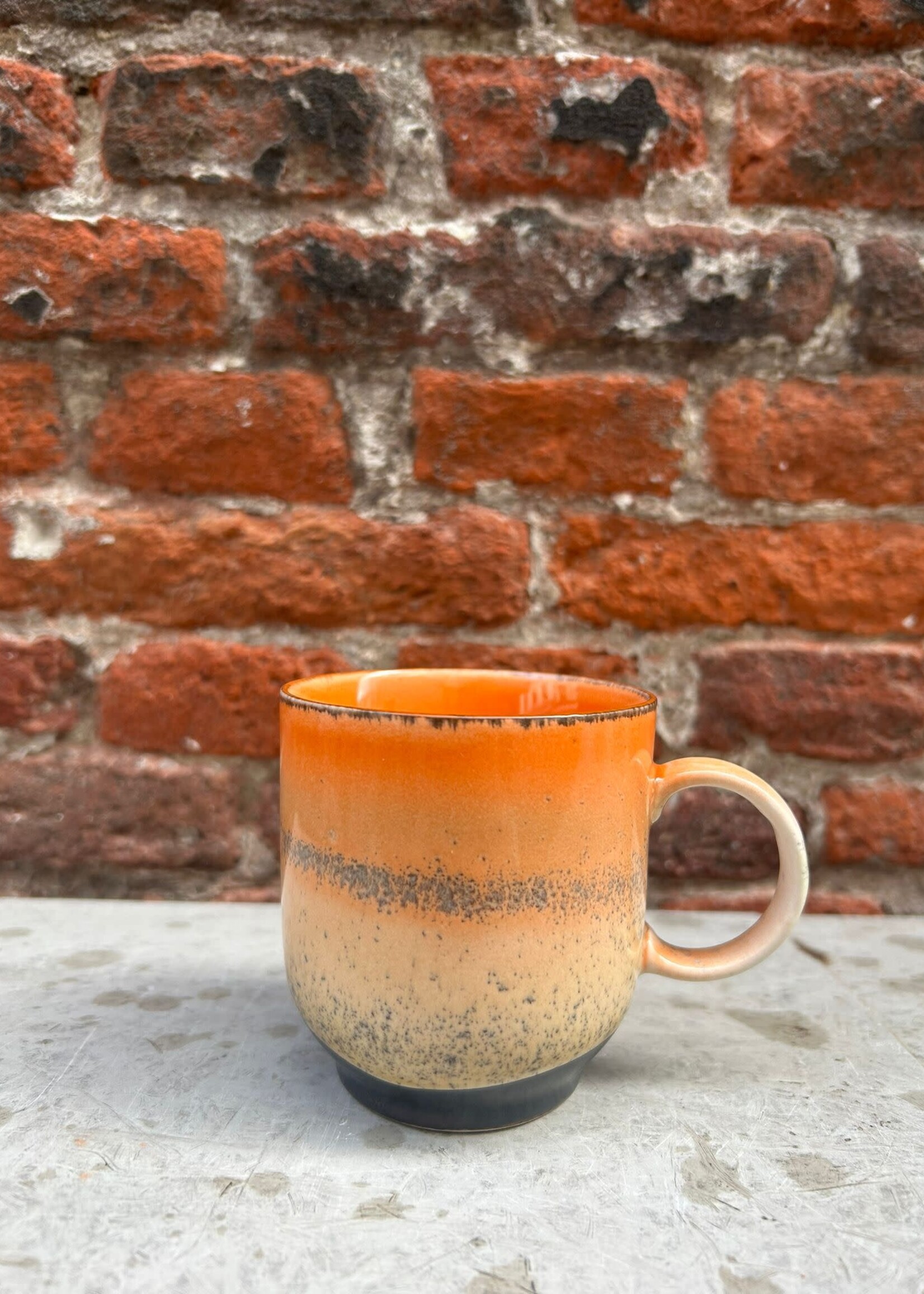 HKliving HKliving Ceramic 70's Coffee Mug 'Robusta'