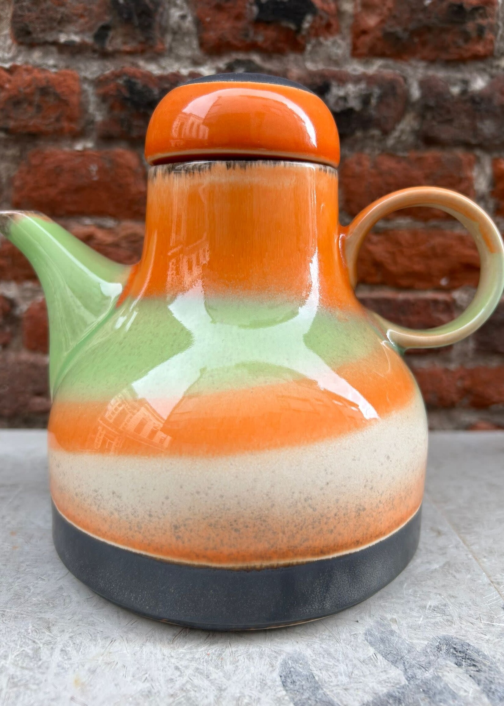 HKliving HKliving Ceramic 70's Coffee Pot 'Morning'