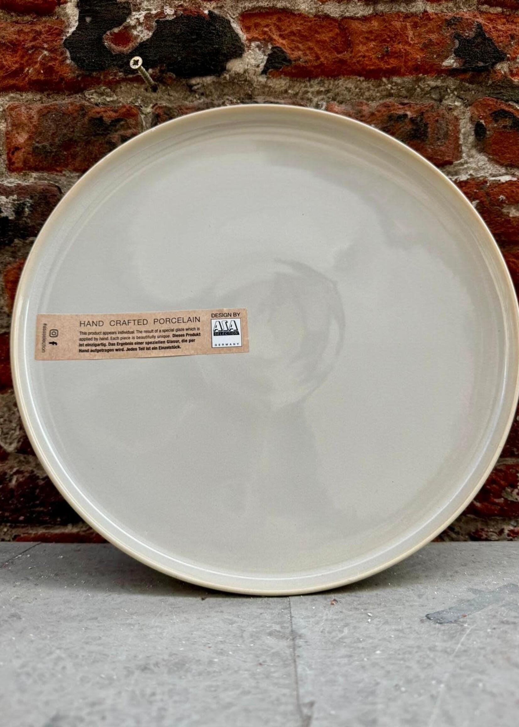 ASA ASA Coppa Dinner Plate 'Tofu'