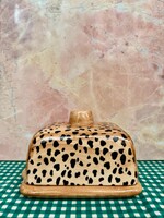 Anna + Nina Anna + Nina Leopard Butter Dish