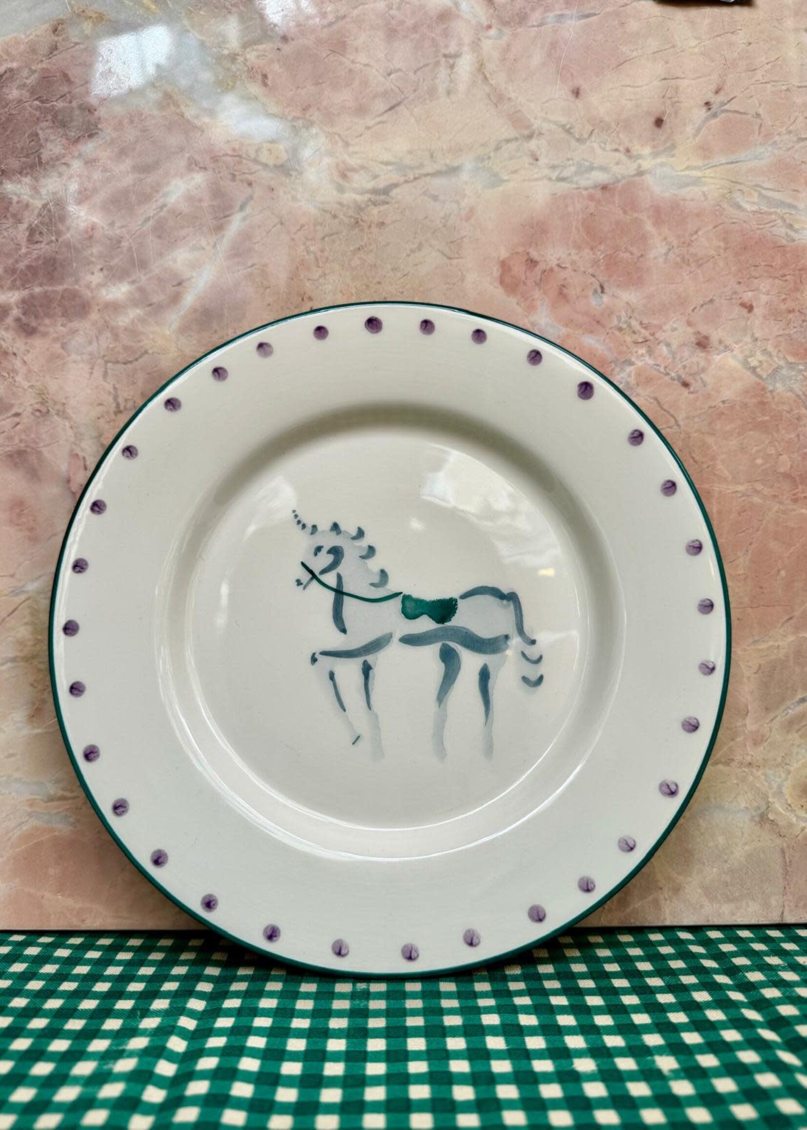 Anna + Nina Anna + Nina Pegasus Breakfast Plate