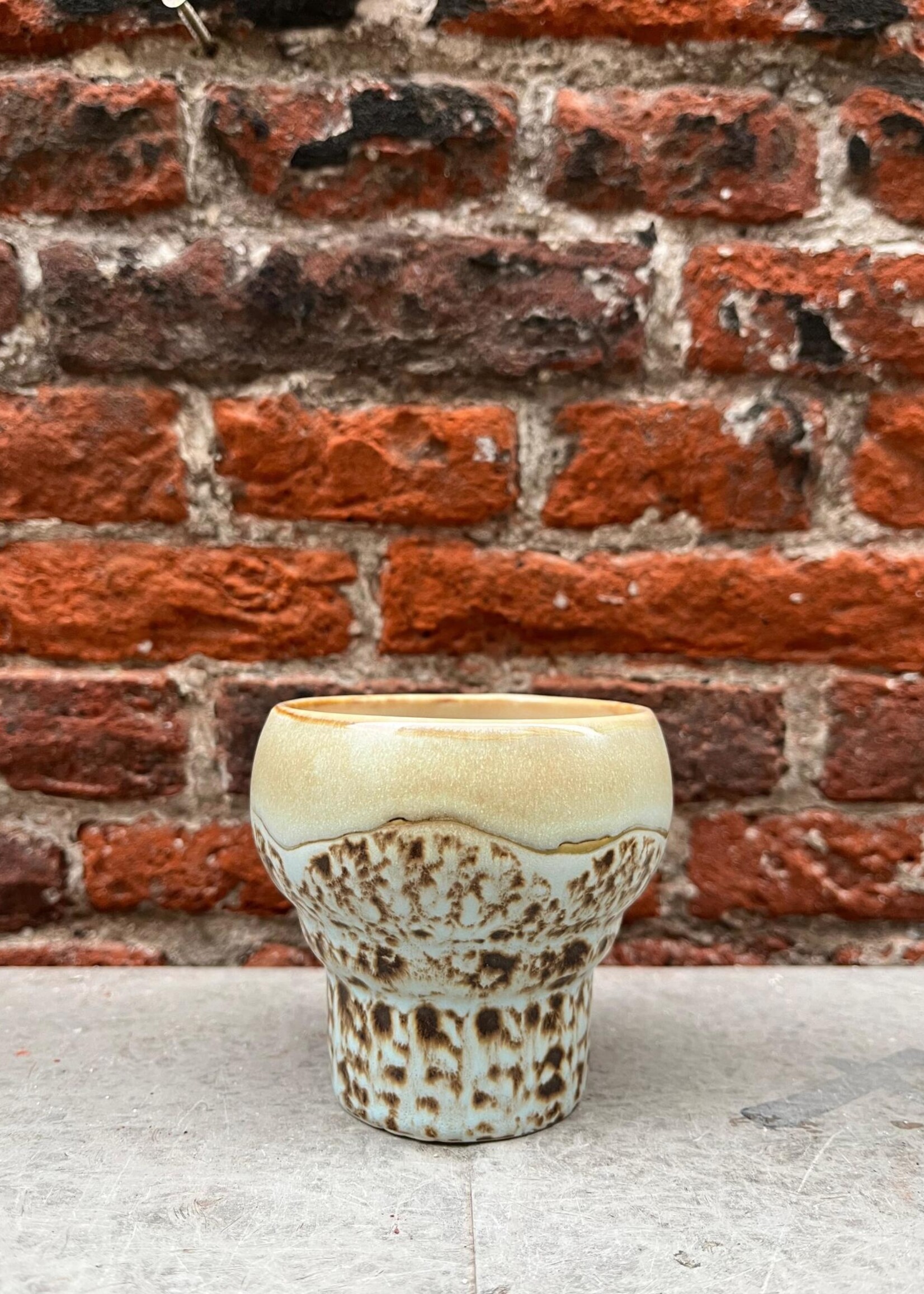 HKliving HKliving Ceramic 70's Lungo Mug 'Shell'