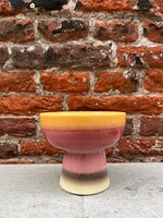 HKliving HKliving Ceramic 70's Tapas Bowl on Base S 'Sunshade'