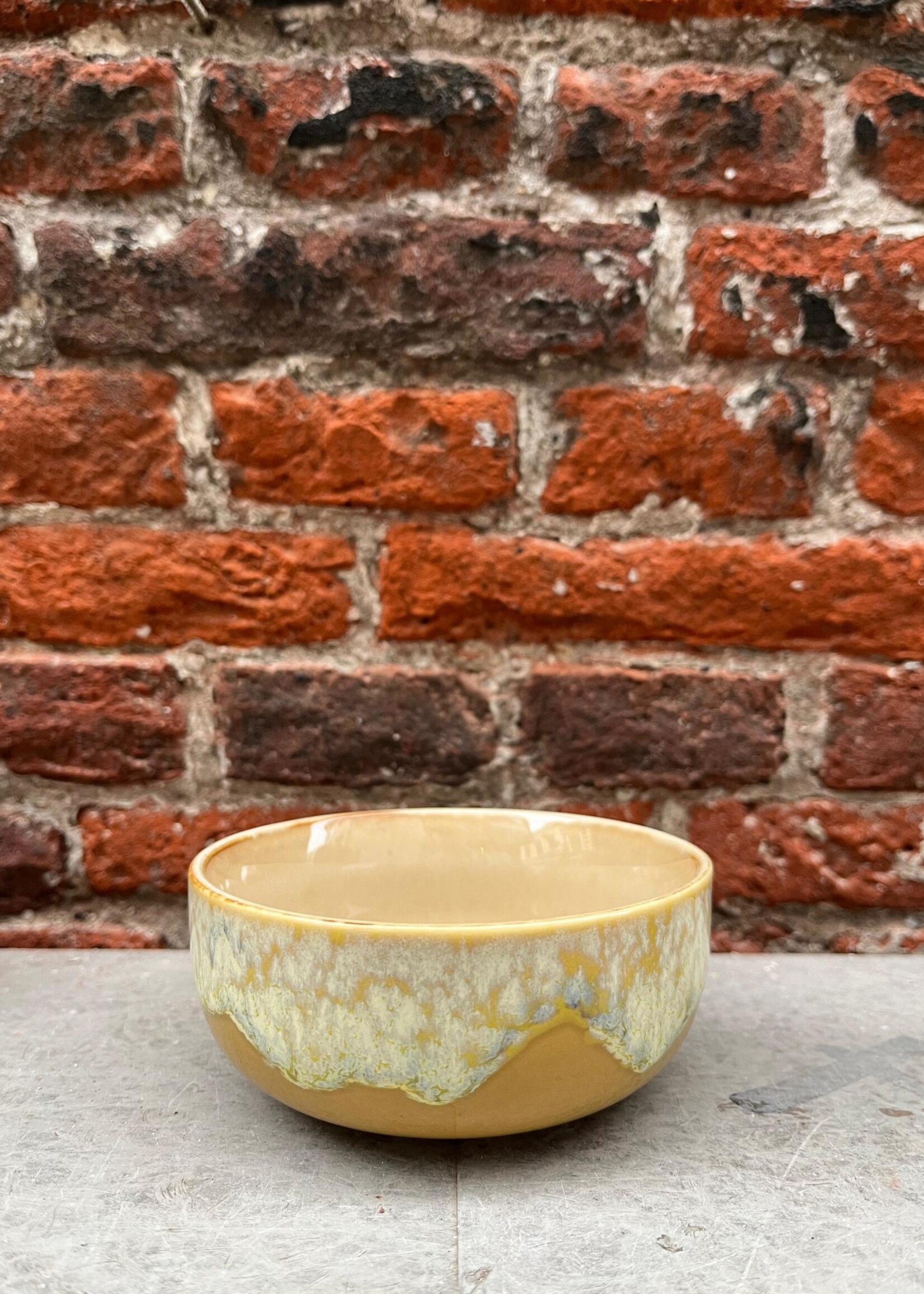 HKliving HKliving Ceramic 70's Tapas Bowl 'Sunbeam'