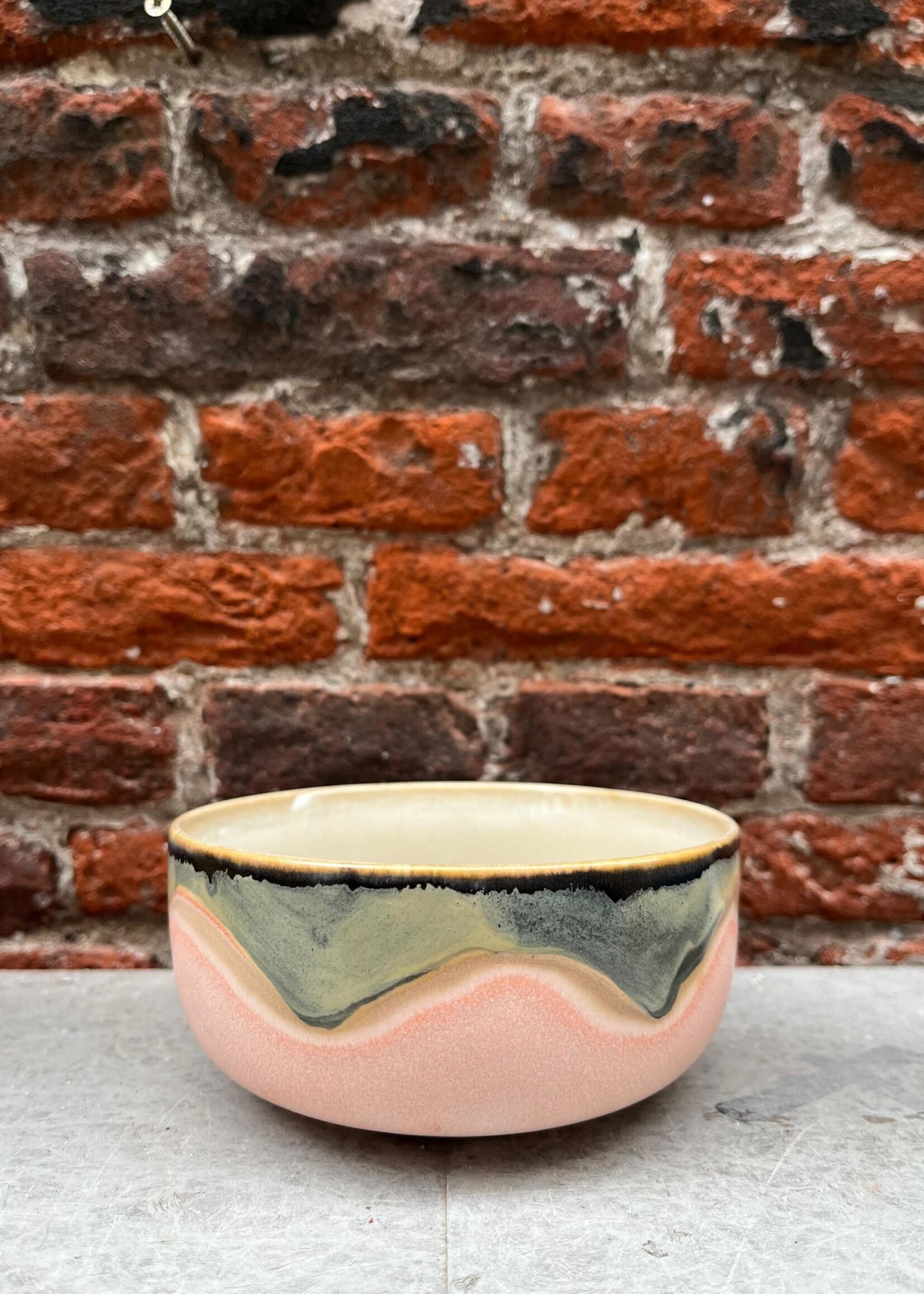 HKliving HKliving Ceramic 70's Dessert Bowl 'Gem'