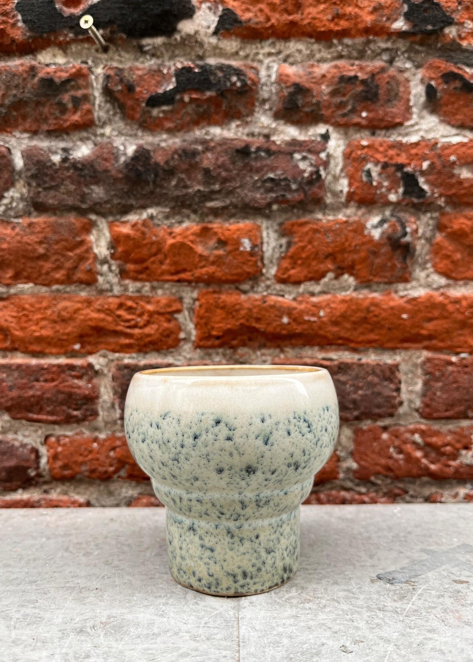 HKliving HKliving Ceramic 70's Lungo Mug 'Hail'