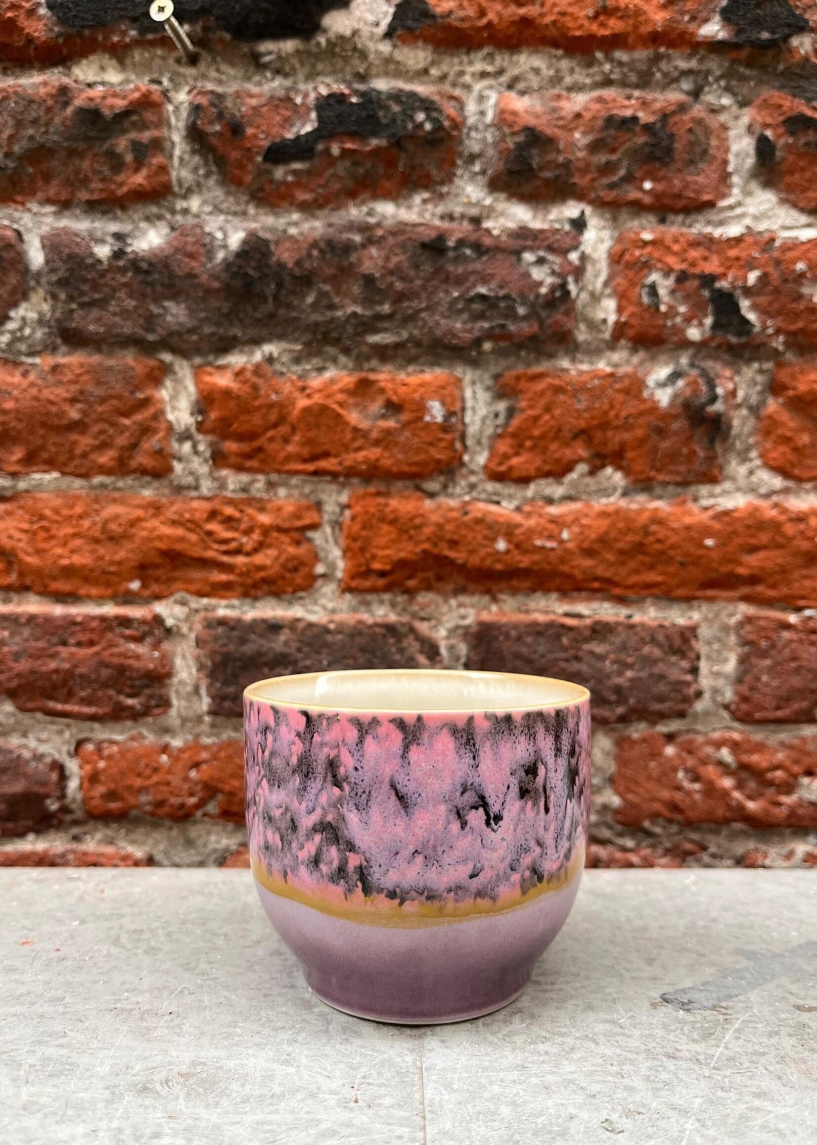 HKliving HKliving Ceramic 70's Café Cup 'Blast'