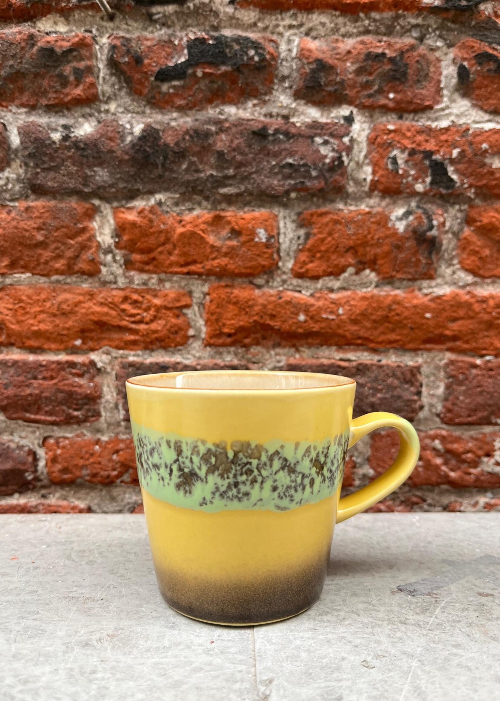 HKliving HKliving Ceramic 70's Americano Mug 'Kelp'