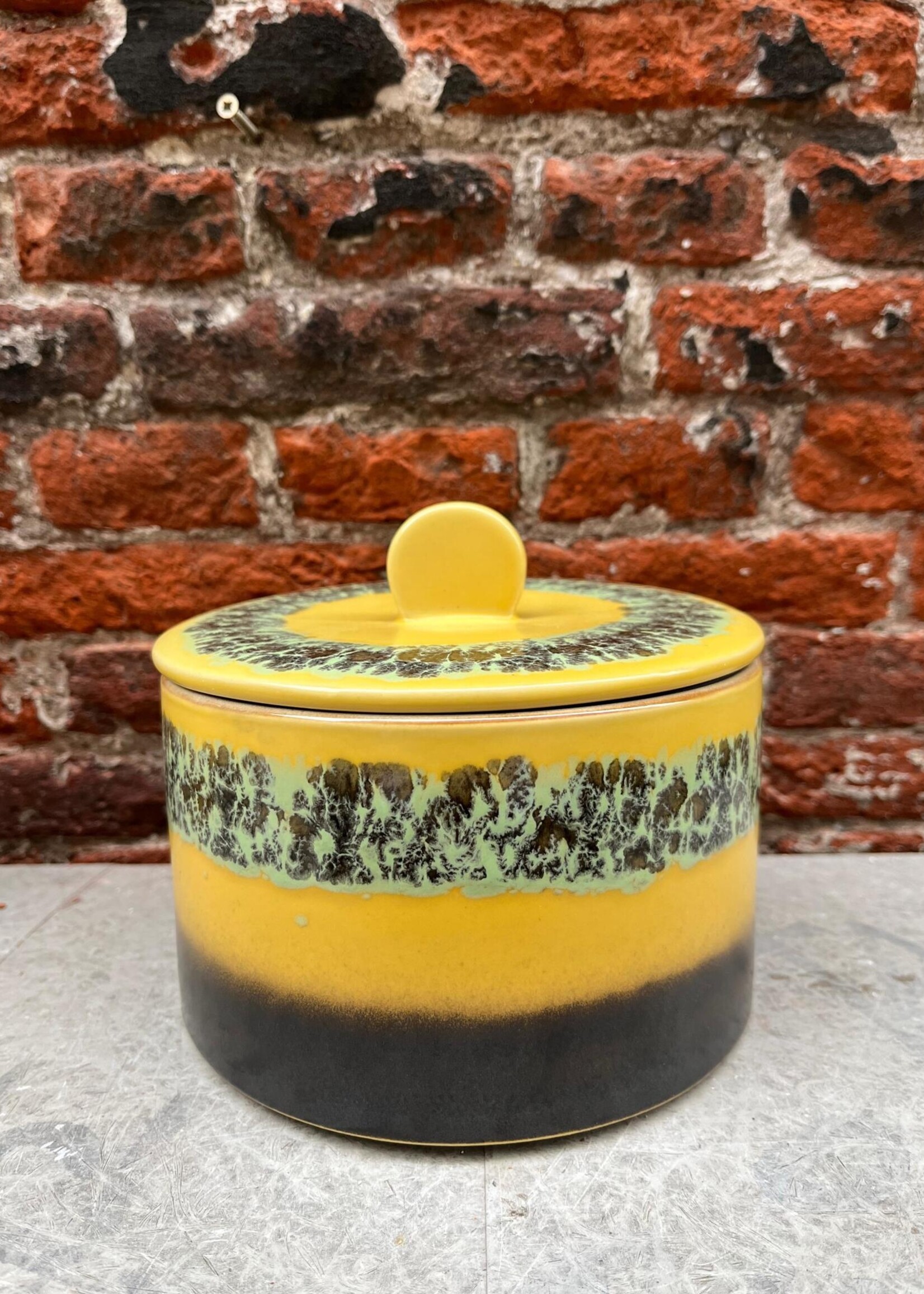 HKliving HKliving Ceramic 70's Cookie Jar 'Kelp'