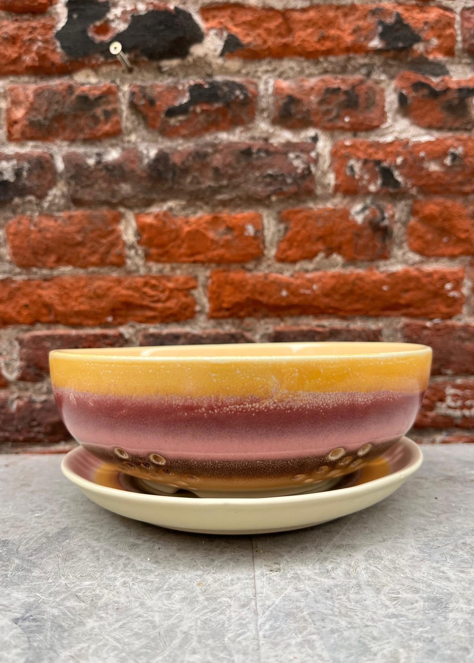 HKliving HKliving Ceramic 70's Berry Bowl 'Sunset'