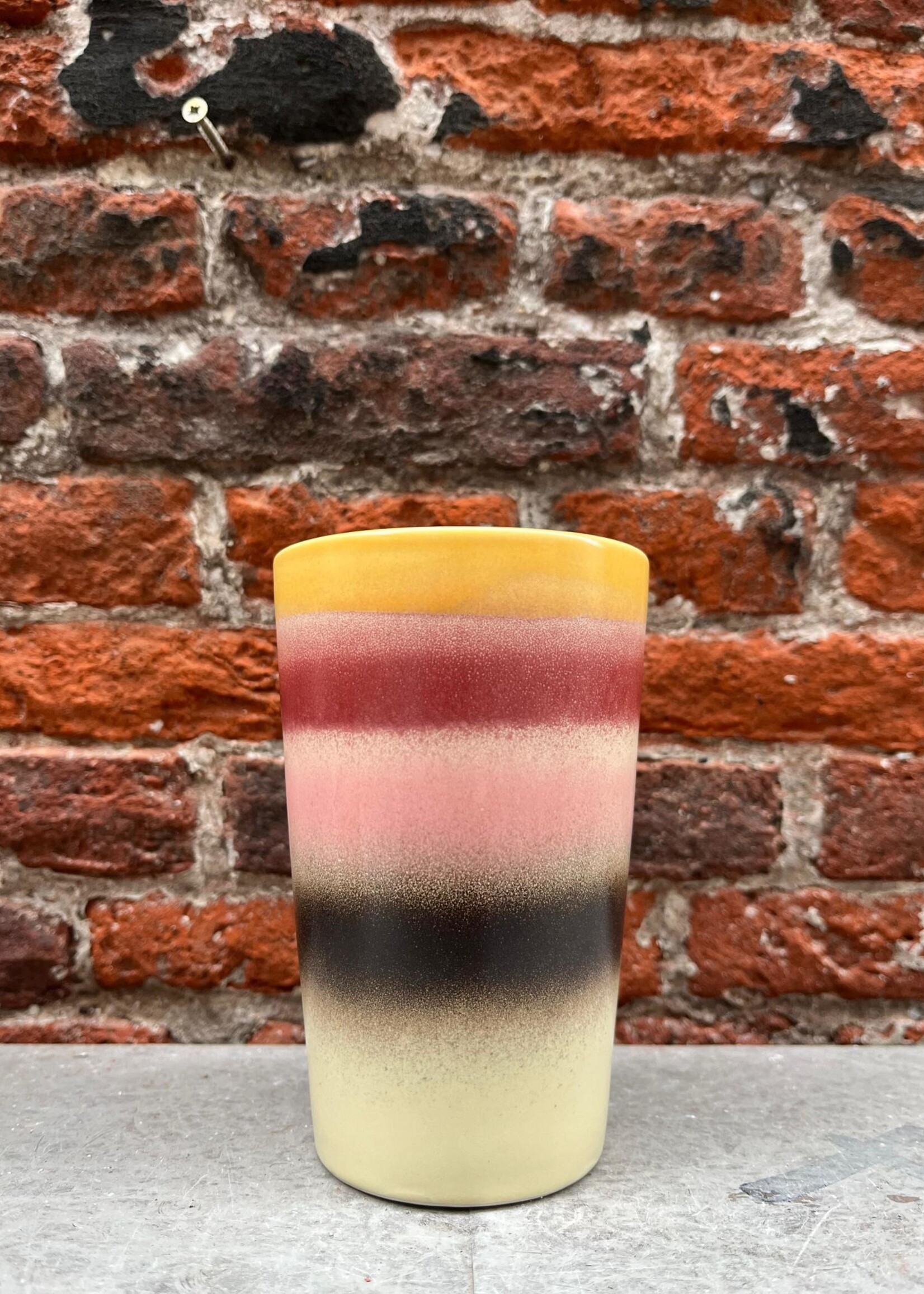 HKliving HKliving Ceramic 70's Tea Mug 'Sunset'