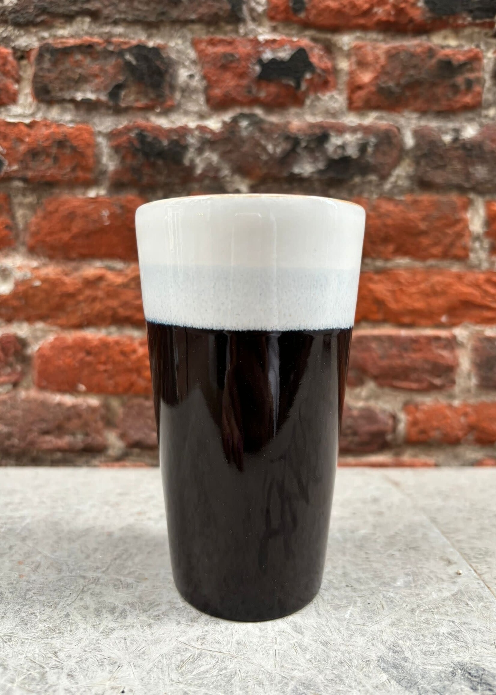 HKliving HK living Ceramic 70's Latte Mug 'Arctic'